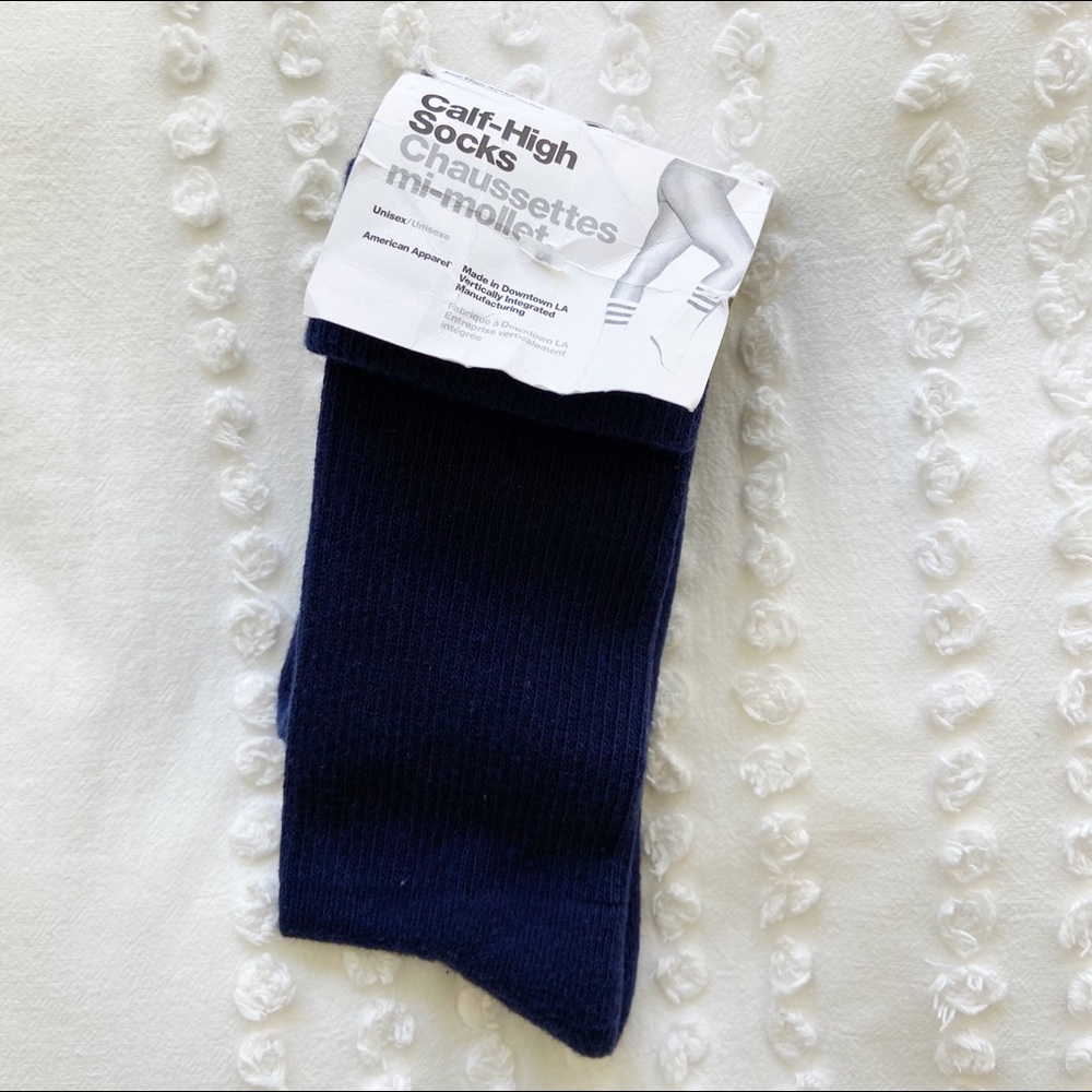 NWT American Apparel Calf-High Socks